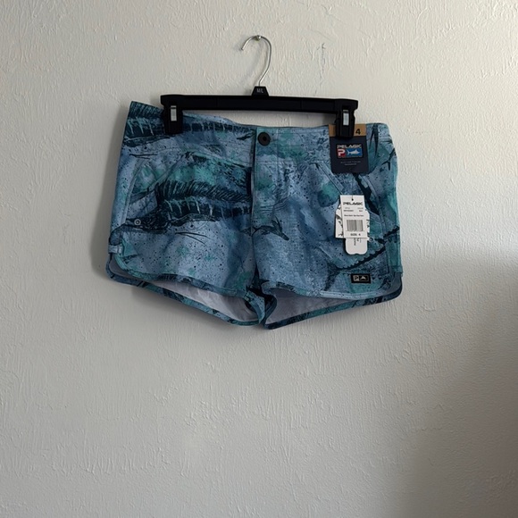 Pelagic Pants - Women's Blue Patterned Shorts